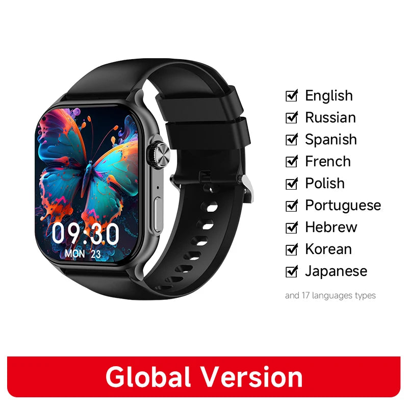 Original LENOVO Smart Watch 1.96'' HD AMOLDE IP68 Waterproof Fitness Tracker Bluetooth 5.4 Phone Calls Smartwatch for Men Women