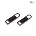 2Pcs Zipper Slider Puller Replacement Removable Zipper Head Luggage Schoolbag Coat Clothes Shoes Boots Metal Zipper Pendant Pull