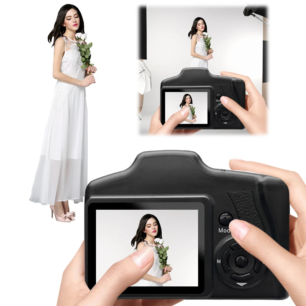 16MP Digital Camera with 2.4 Inch LCD Screen Camcorder 16X Digital Zoom Video Recorder for Photography