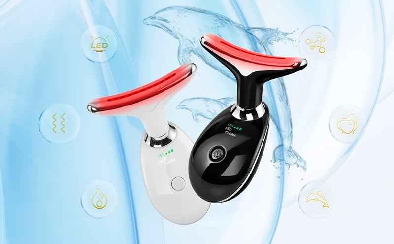 Face Lift 7 Colors Neck Beauty Neck Device Slim Massager Facial Lifting Tightening Face Wrinkle Remover Face Care Beauty Machine