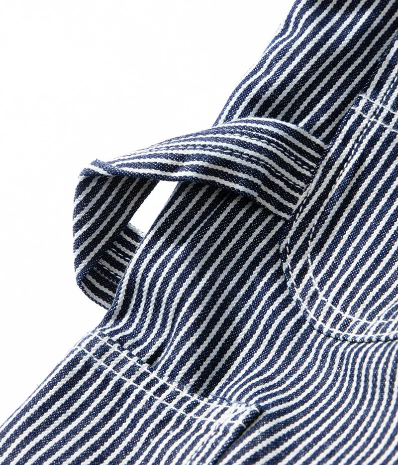 3903 Good Quality Striped Jeans For Man Multi Pockets Cargo Style Straight Casual Loose Trendy Streetwear Boyfriend Denim Pants