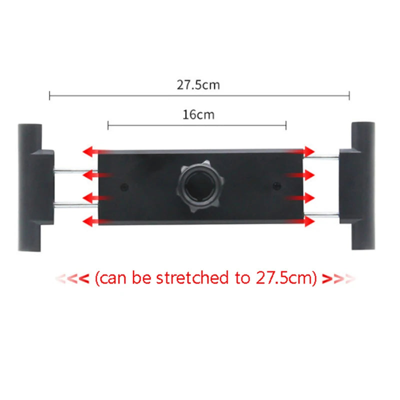 Large Clip Holder Mobile Broadcast Fixed Base Tripod Rack Tablet Stretch Adapter Buckle