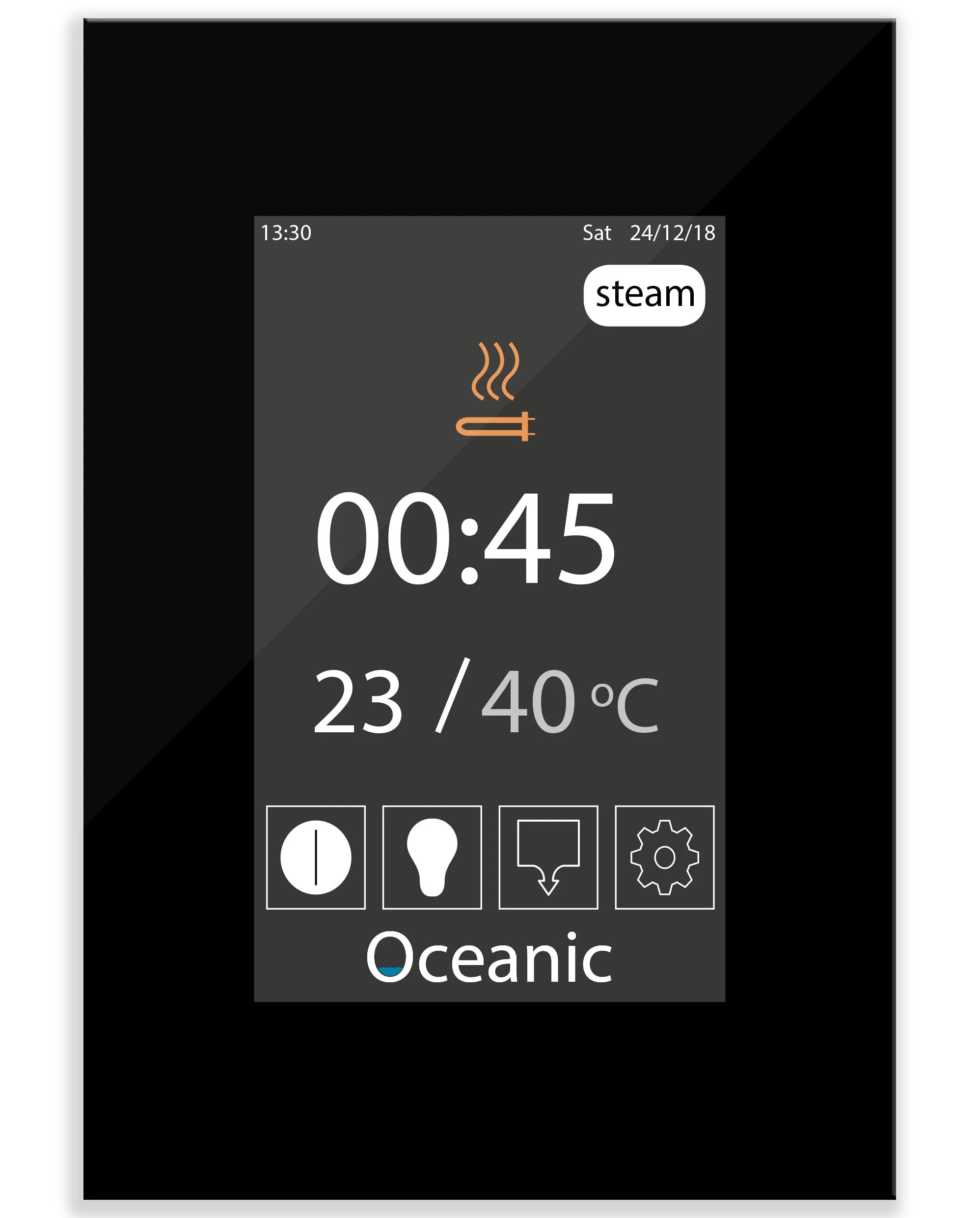 OC120 Oceanic steam generator  home use 12kw with digital controller for steam bathroom