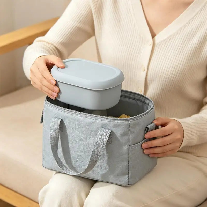 1/3Pcs New Food Grade Silicone Lunch Box With Lid Leak Proof 200 300 600ML Microwave Safe Food Container For Picnic