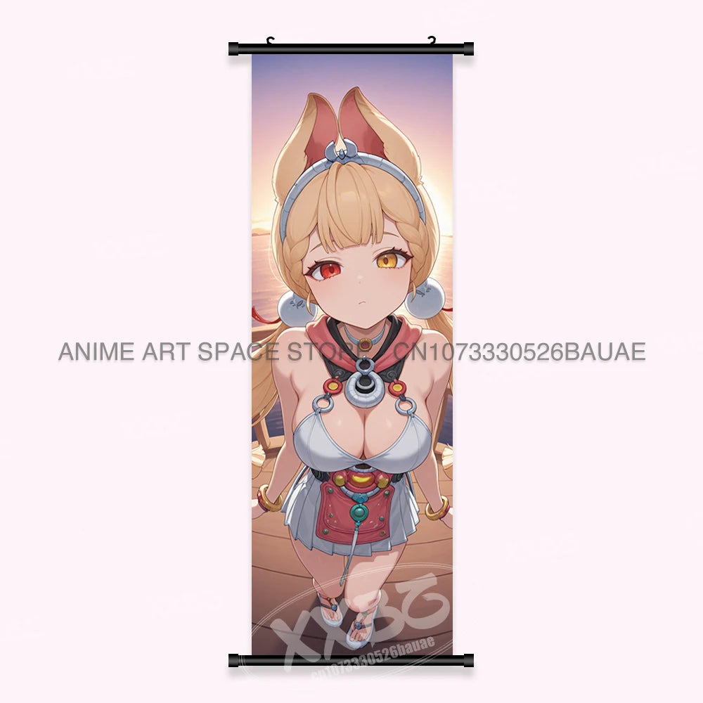 Game Home Decoration Scrolls Pictures Anime Wall Art Canvas Hanging Painting Bedside Background Posters For Zenless Zone Zero