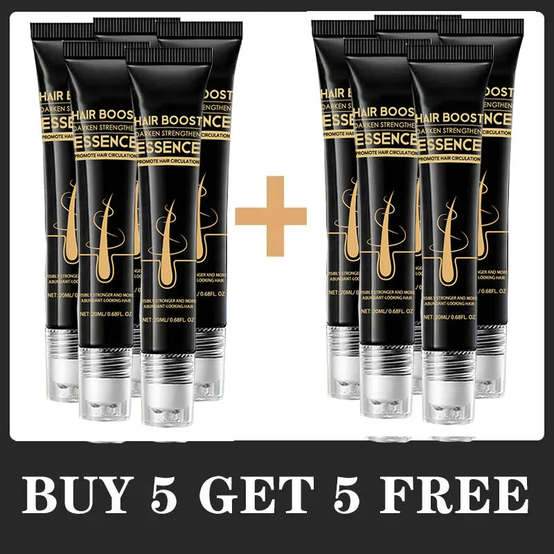 7 Biotin Hair Nourishing Essence Products Care Scalp Massage Anti Hair Loss Thicker Hair Serum Say Goodbye to Baldness