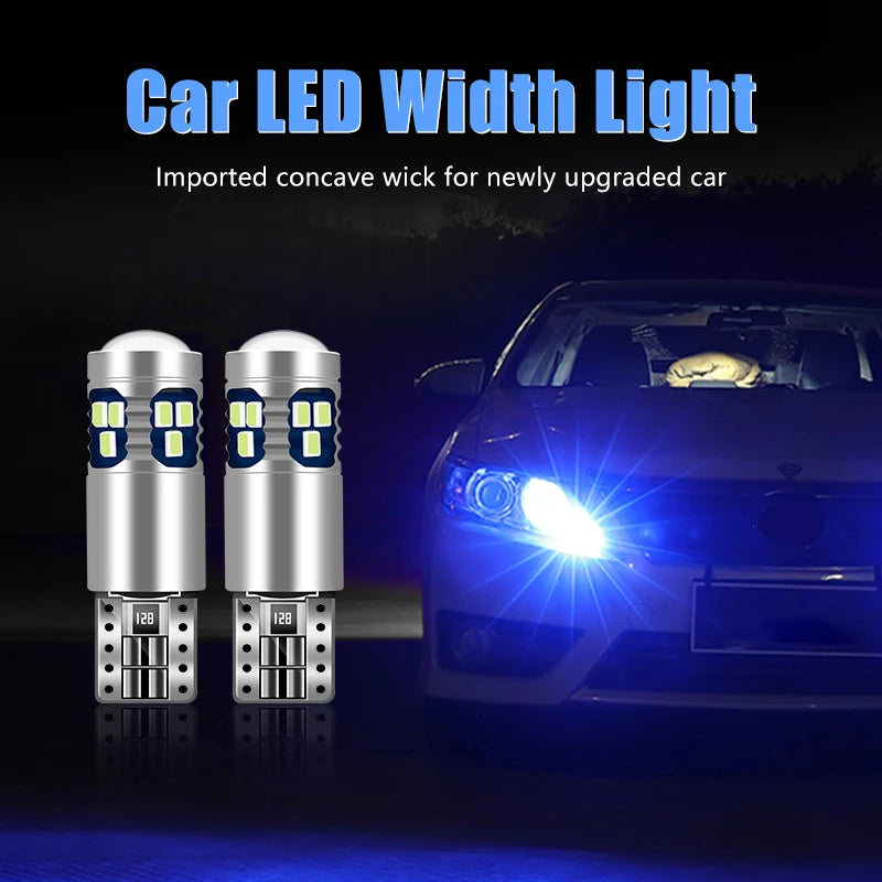 For Audi Q3 8U FY Q5 8R Q7 4L 4M 2pcs T10 W5W LED Bulbs Car Position Parking Width Light Accessories