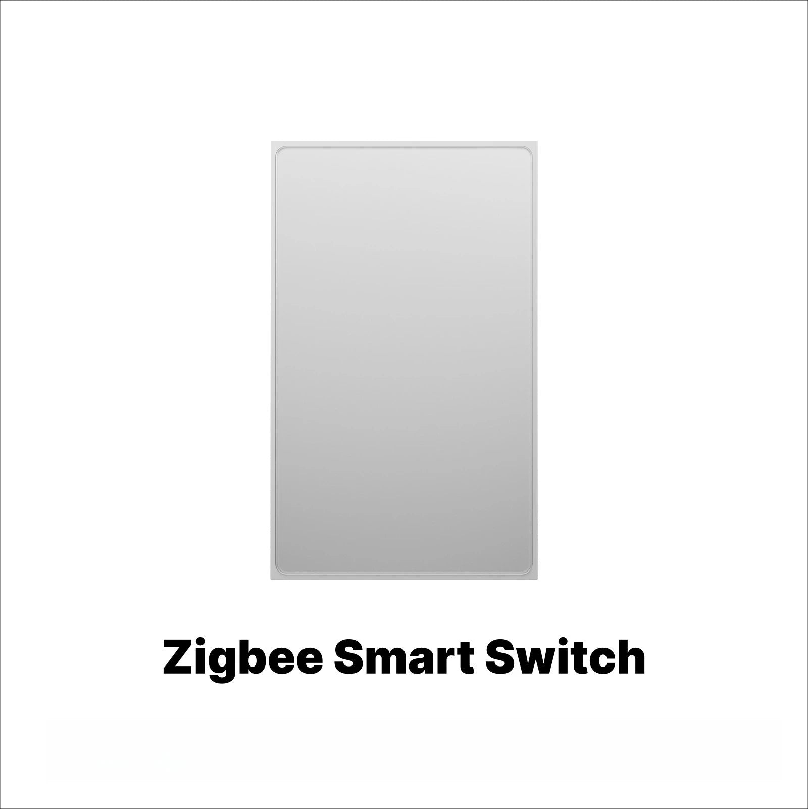 Smart Zigbee Wall Switch with Touch Glass Panel, Scene Mode Switching & APP Remote Control, No Neutral Wire Required