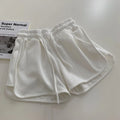 New2026 Women's Summer Casual Loose Drawstring Sports Shorts Elastic High Waist Fitness Running A-line Shorts Leisure Home Pants