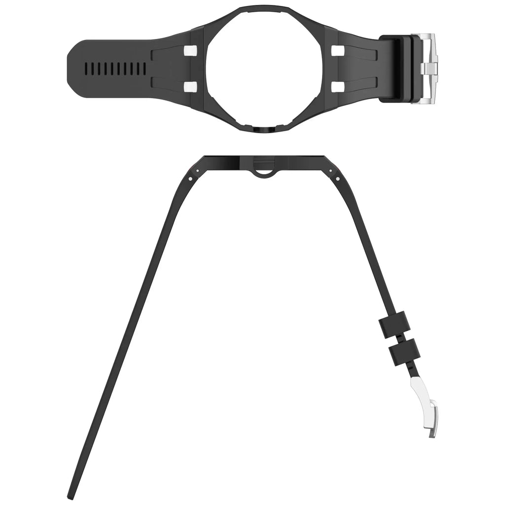2 IN 1 PC Mod Kit Case Frame +Strap for Swatch AP Royal Pop Modification Integrated Silicone Matte Cover Bumper Band Accessories