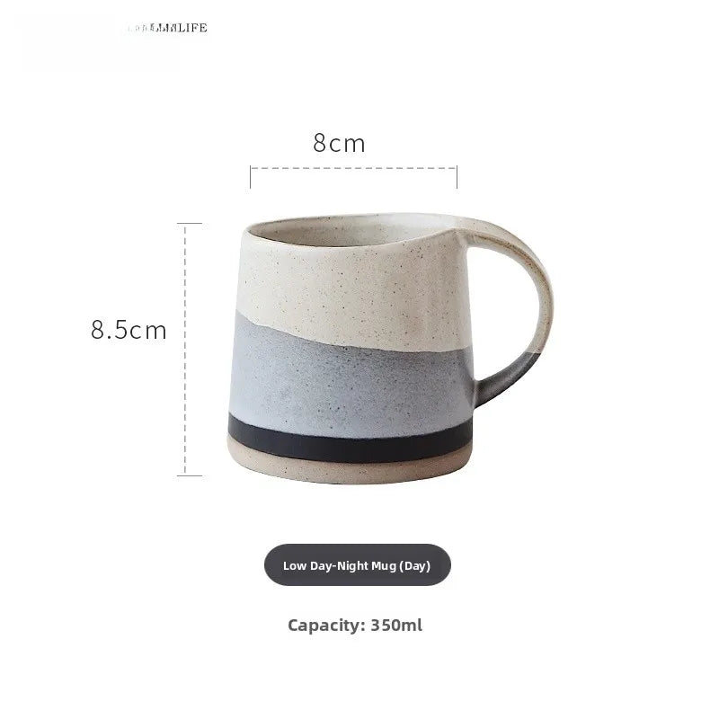 Tlife Japanese Sle Cerc Coffee Cup Vintage Small Batch Mugs Couple Cups Day Night Home Use Handmade Available