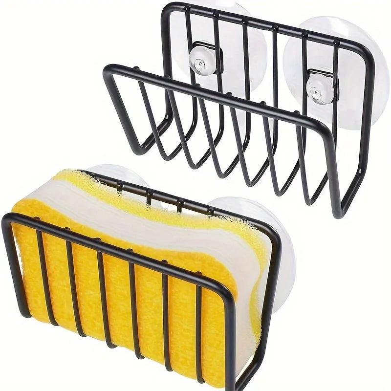 1pc Kitchen Sink Suction Holder, Modern Sponge Holder & Kitchen Organizer, Factory Kitchen Sink Suction Holder For Sponges