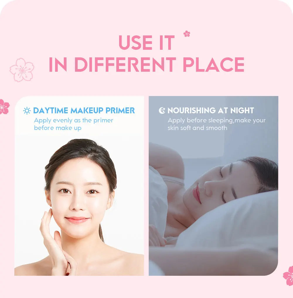 LAIKOU New Sakura Essence Cream Moisturizing Face Cream Nourish Skin Improving Dryness Face Brightening Cream Skin Care 25g