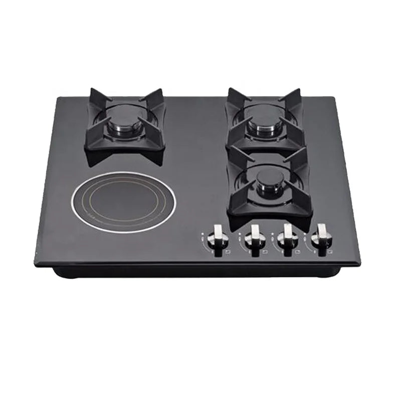 Wholesale Built-in 4 Burner Gas Electric Stove Tempered Glass Stove Burner Gas Ceramic Stove