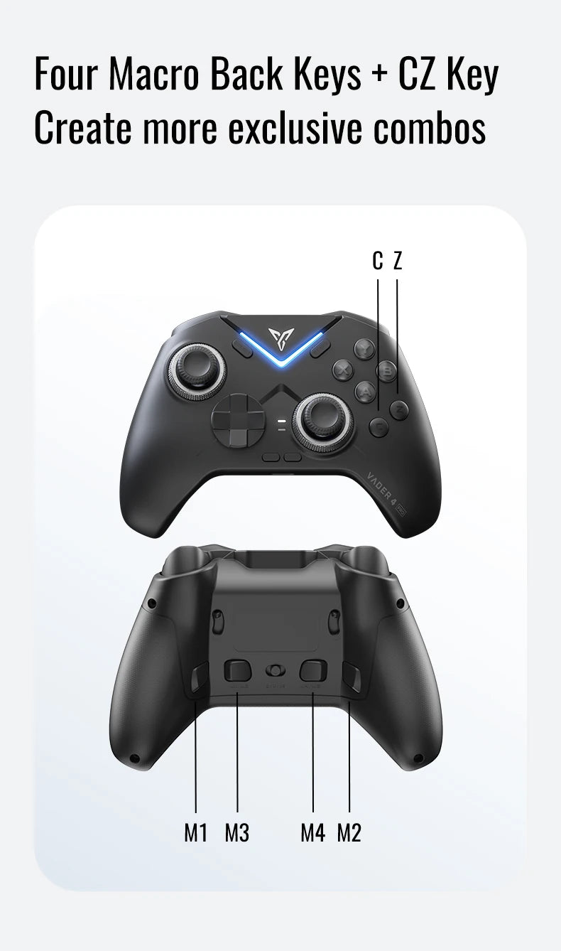 FLYDIGI Vader 5 Pro/ 4ProGaming Controller Switchable Tirgger Support Elite Force PC NS Mobile TV Box PC Gamer PS Game Boy Gifts