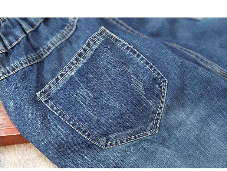 Women's Denim Pants Vintage Flower Embroidery Chinese Hand Work High Quality Casual Loose Jeans China Clothing Factory Wholesale