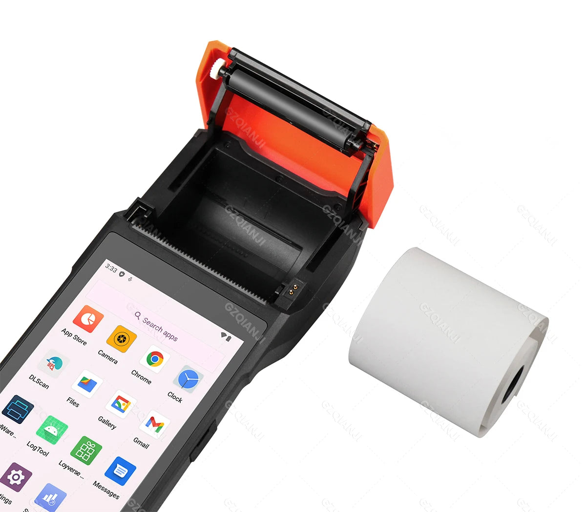 Android 13/14 POS Terminal Machine 5.5' Touch Screen Built-in 58mm Bluetooth Thermal Receipt Printer Wifi Support Loyverse App
