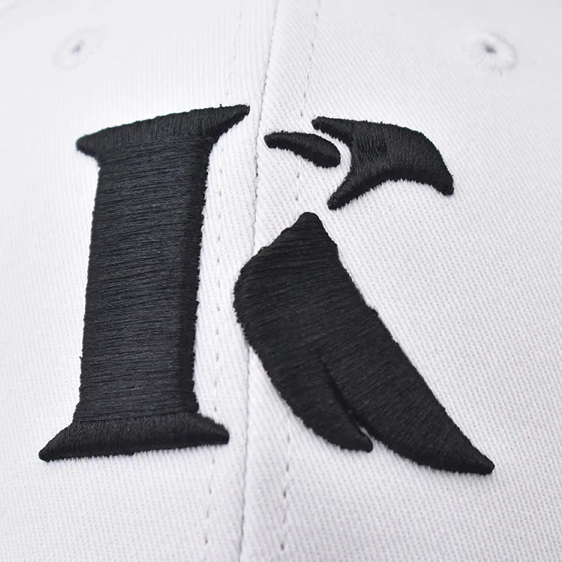 Baseball Cap Sun hat K letters Embroidery Spring Autumn baseball Color stitching Sport cap Hip Hop Fitted Cap