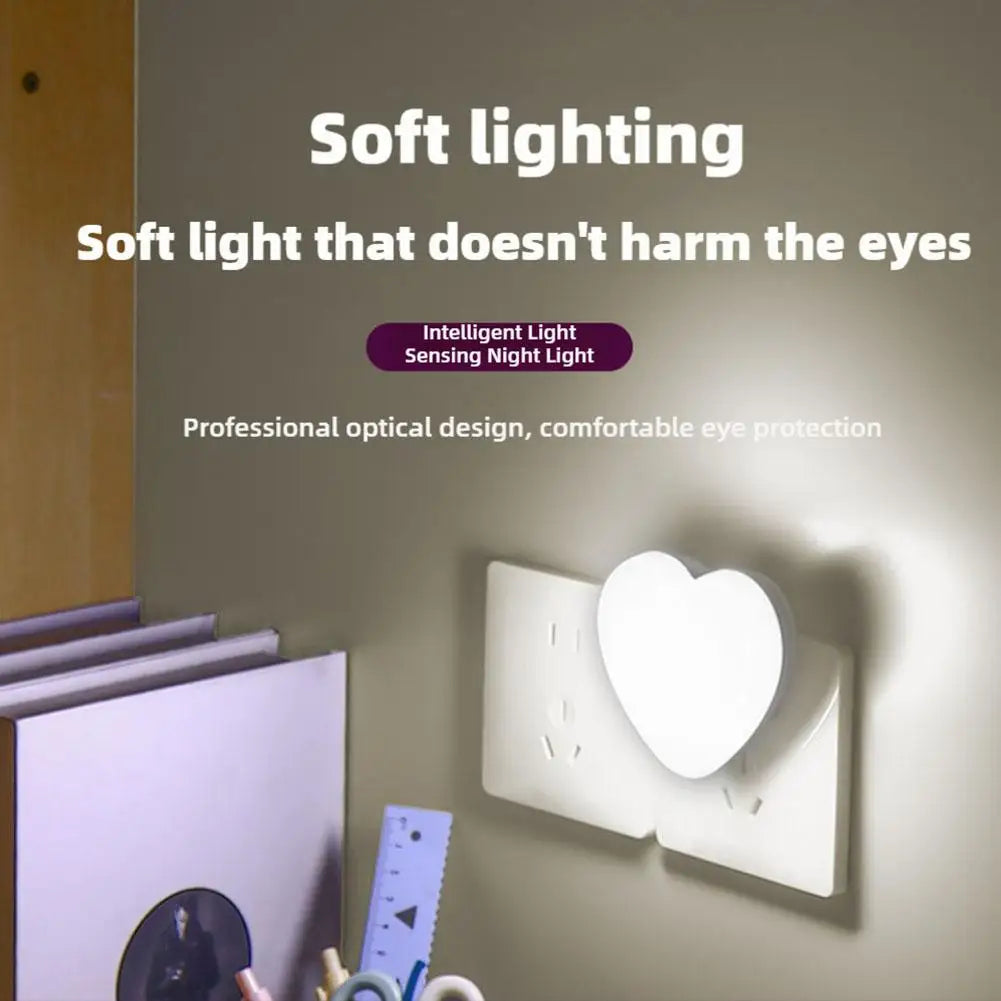 LED Smart Night Light - Energy Efficient, Plug-in Indoor Lighting for Hallway, Bedroom, Kitchen, Stairway Perfect Gift