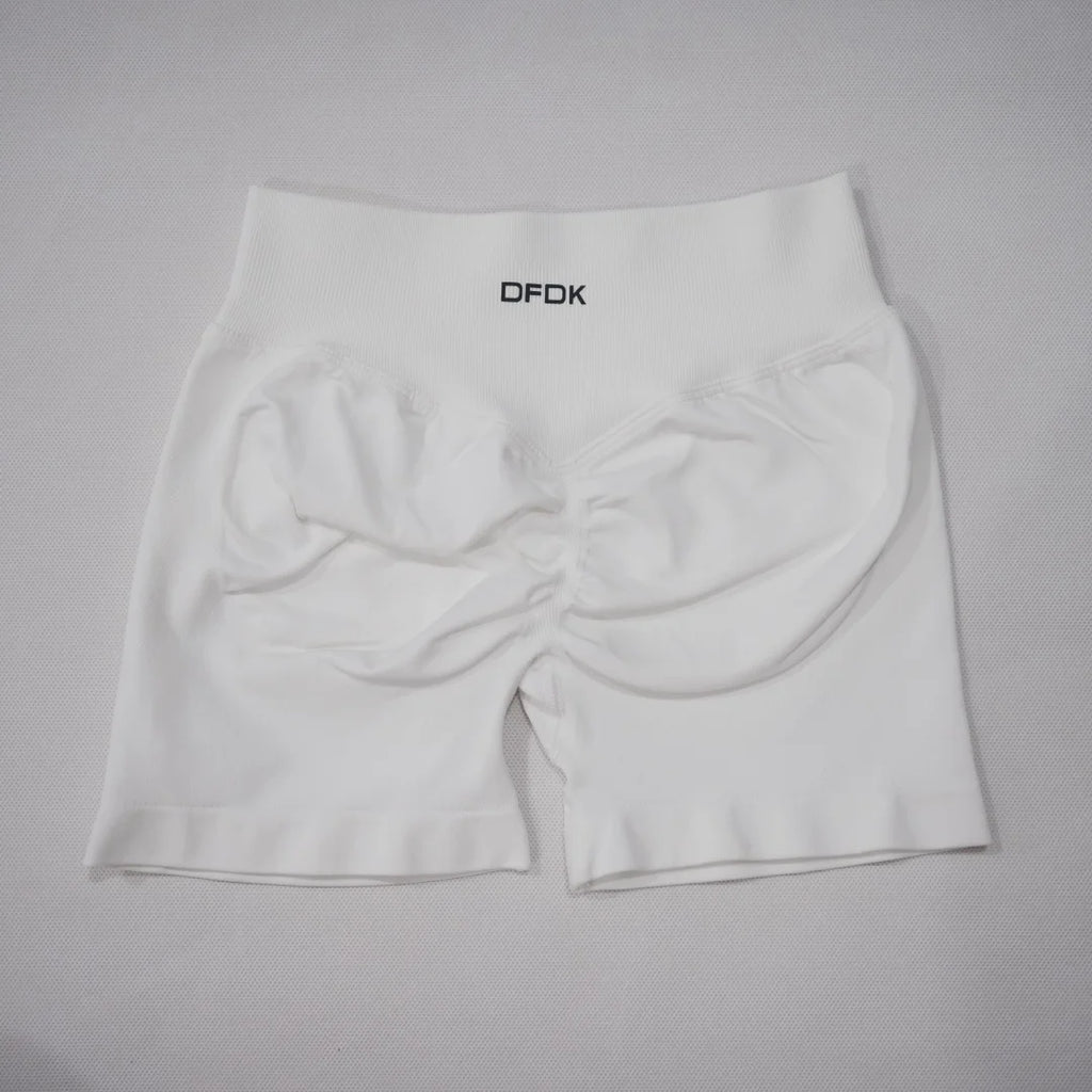 DFDK 2026 New Women Scrunch Butt Yoga Shorts High Waist Hip Lifting Push Up Squat Proof Sports Shorts Gym Workout Running Fitnes