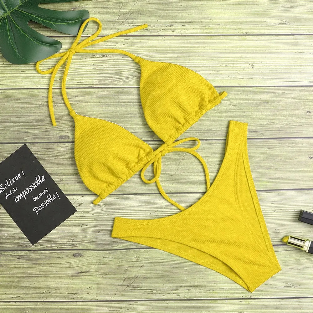 Bikini Women's Swimwear Bikini Sexy Bikini Swimwear Push Up Swimwear Women's Swimming Beach Suit Women's