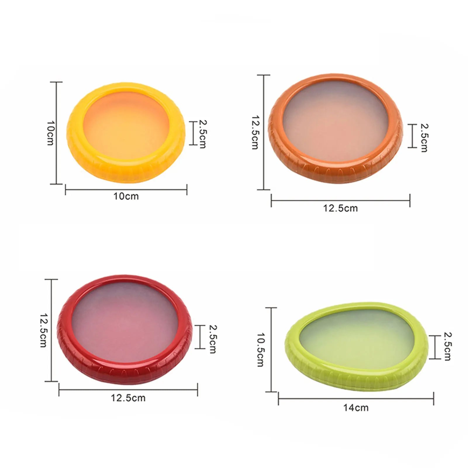 4 styles Kitchen Transparent Reusable Airtight Fresh Storage Storage Box for Fruits and Vegetables Easy to Clean Kitchen Gadgets