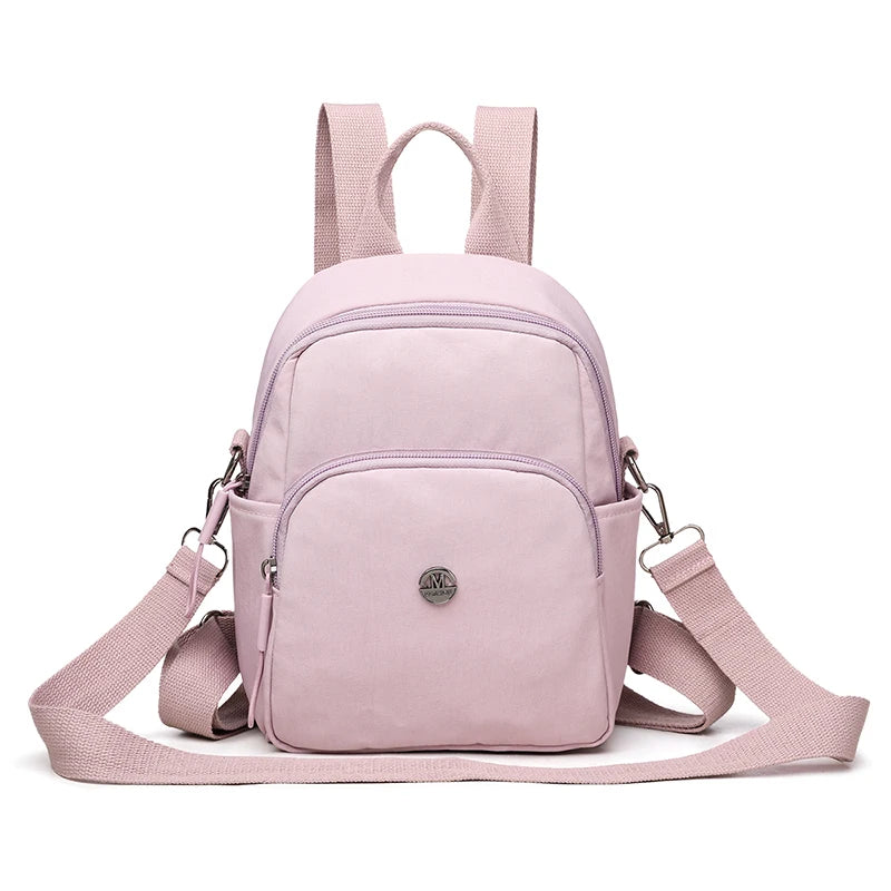 New Women Casual Travel Lightweight Small Backpack With Large Capacity Waterproof Cloth Shoulder Bag and High-end Feel for Girls
