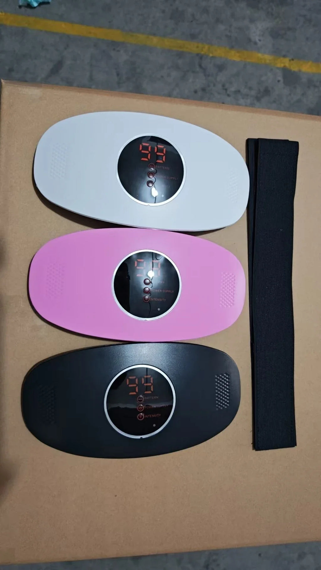 Rechargeable Waist Belt EMS Slimming Massager Fat Burning Body Shaper Vibration Belt for Weight Loss Constipation Relief
