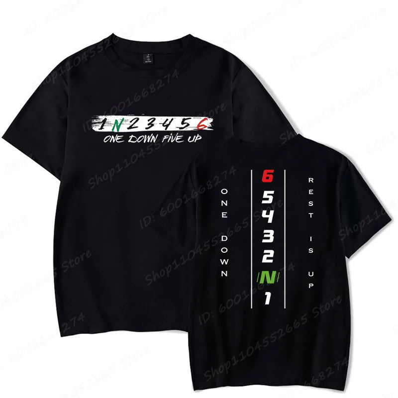 1N23456 Motorcycle Speed Graphic Print T-Shirts Summer Men's T Shirt Clothing Streetwear Short Sleeve Funny Motorcycle Shirts