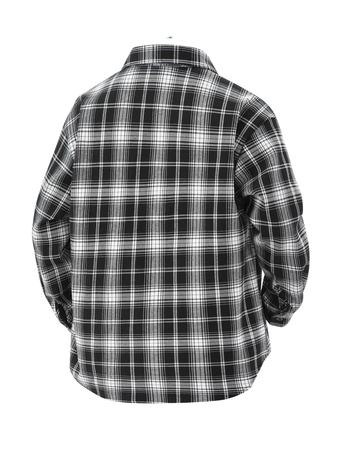 Spring and Autumn Men's Fashionable Plaid Shirt, Youth Outdoor Sports Casual Lapel Plaid Long-Sleeved Shirt That Can Be Worn Outside