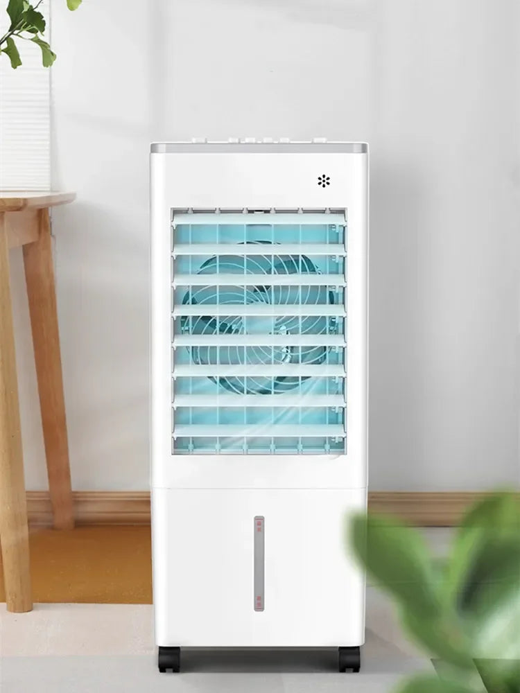 Small Air Conditioning Fan: Air Cooler. Single Cooler Fan. Mobile Air Conditioning Fan. Ventilateur Portable.