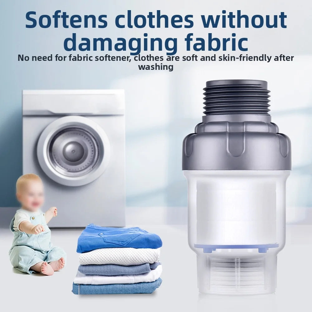 Washing Machine Pre-Filter With 6 Cartridges – Water Purifier For Heater & Tap Water, Easy Monitor, Improves Quality