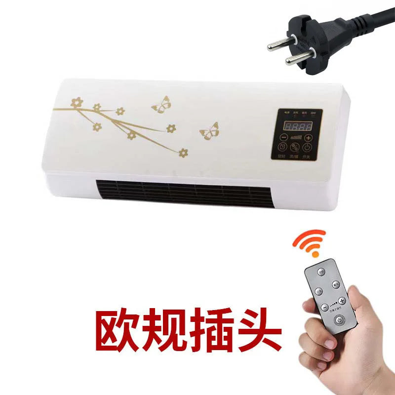 Heater 110V220V, European, Australian and American standards Warm air Wall-mounted electric heater Household bathroom Bedroom