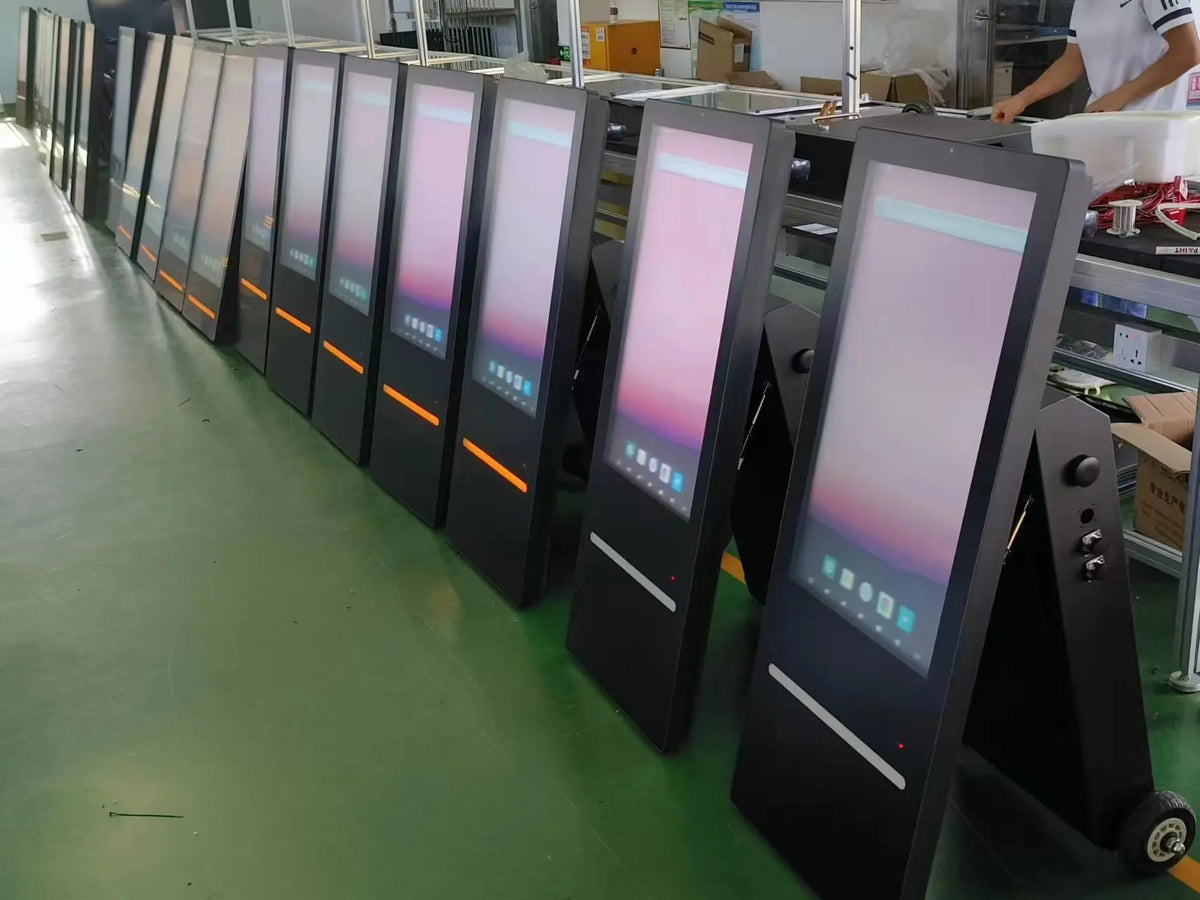 21.5 32 43 Inch Shopping Mall Android Interactive Touch Screen Digital Signage Display Floor Stand Lcd Self Service Kiosk