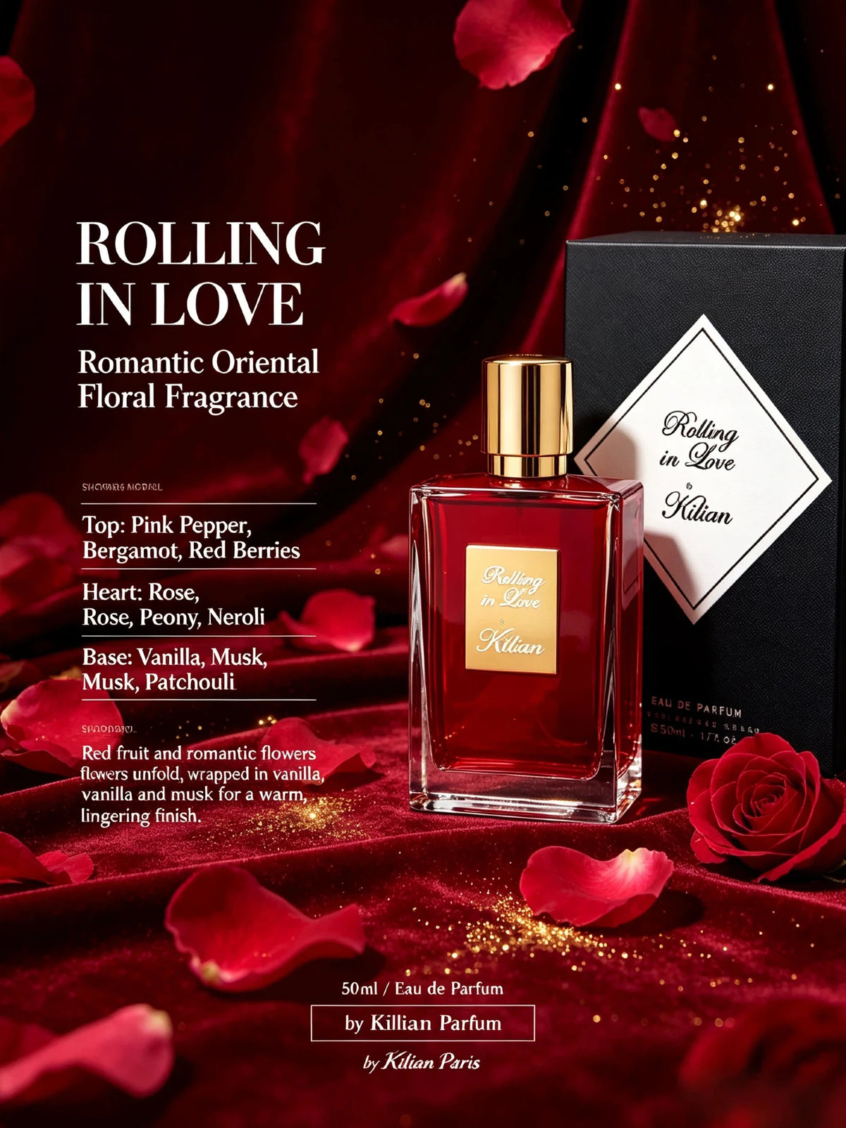 Sweet Marshmallow Floral Eau De Parfum Warm Amber Vanilla Scent Long Lasting Perfume For Women Daily Wear Romantic Fragrance