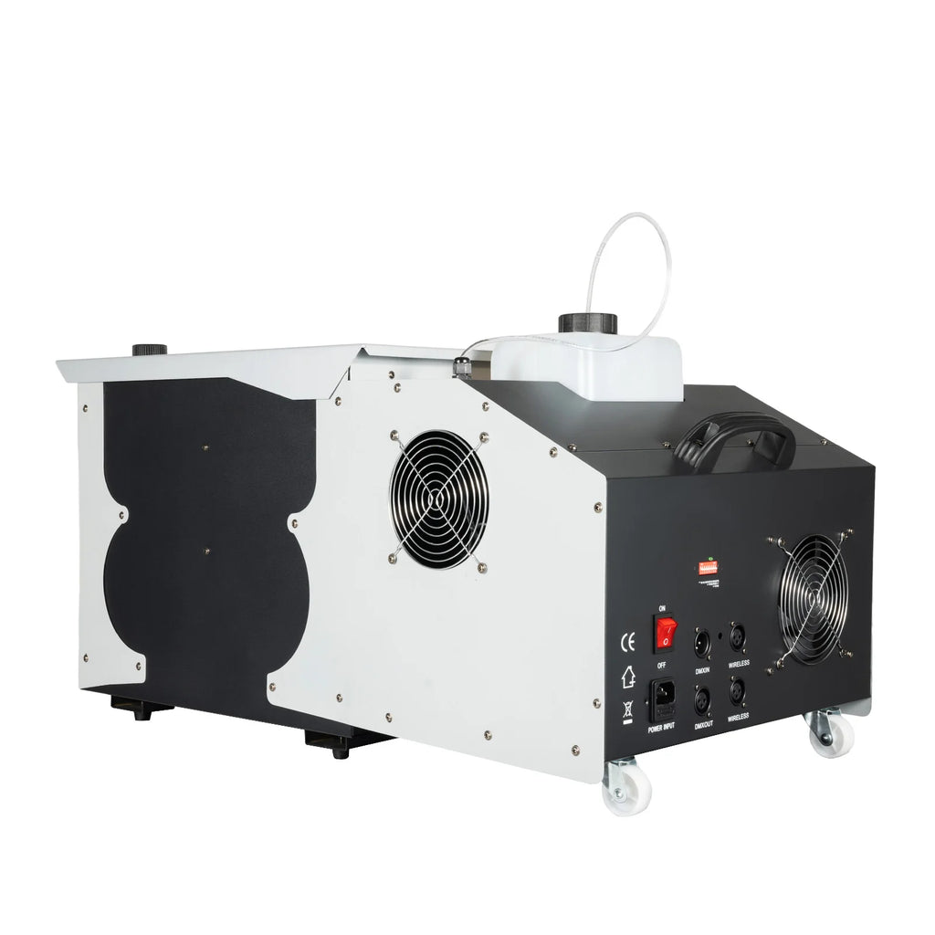 3000W 2L/67.63oz Fog Sprayer Stage Show Effect Ice Fog Producer Stage Fog Machine, Low Lying Smoking  for Creating Exciting Visual Effects Remote Control