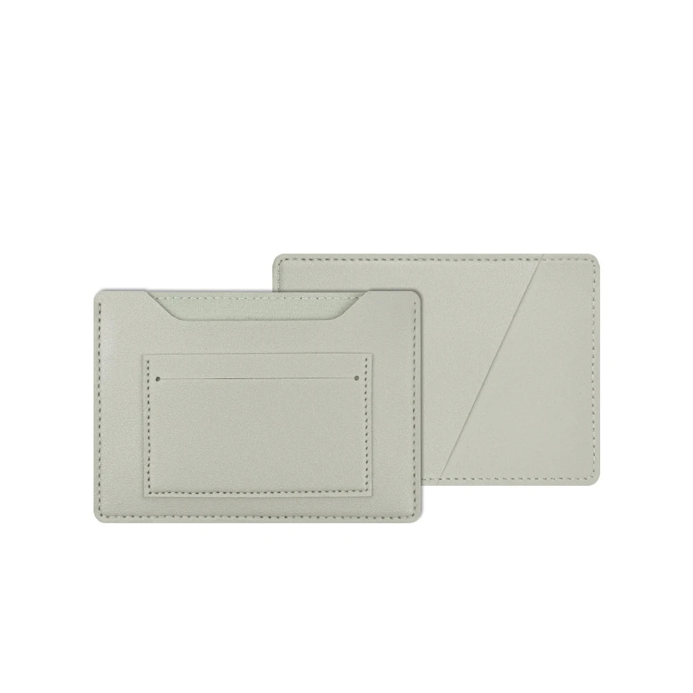 Customized Name Passport Folder Card Holder Leather Travel Ticket Folder Passport Bag Identification Pure Color Passport Cover