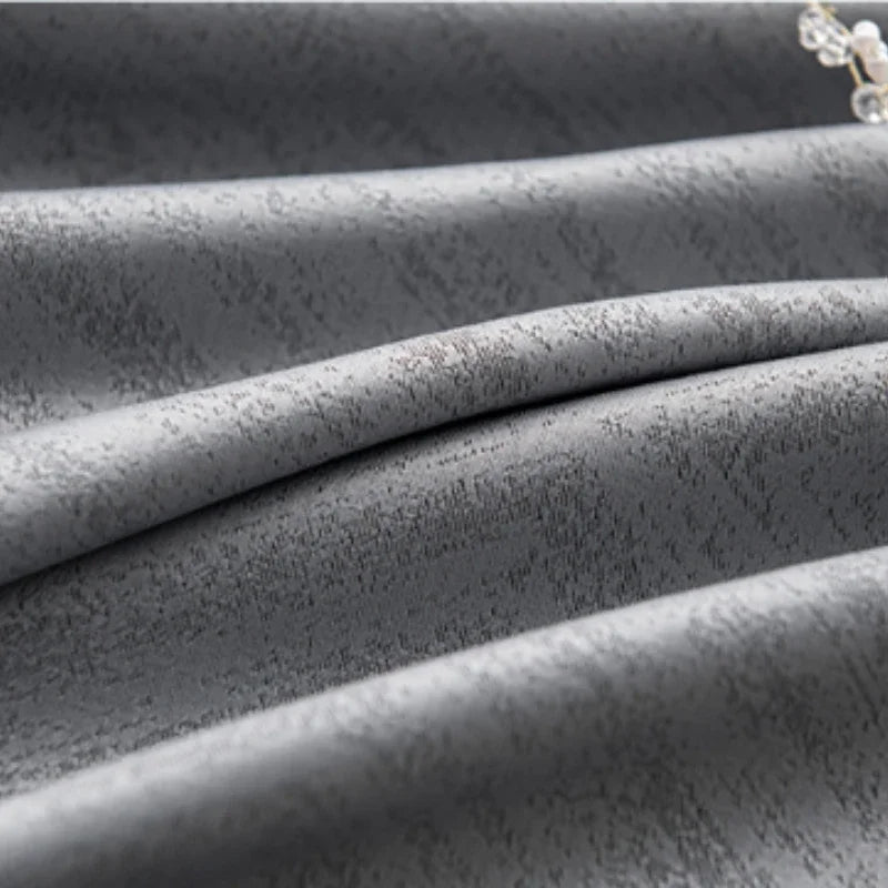 2025 Modern Light Luxury Fully Insulated Blackout Curtain Simple Sunscreen Bedroom Bay Window Curtains Soundproof Study Drapes