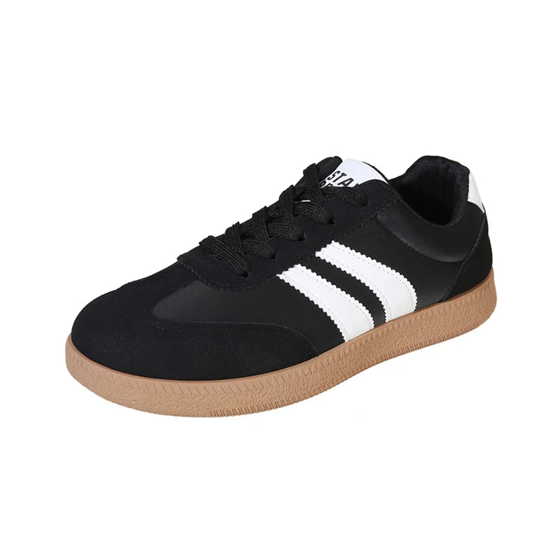 Contrast Color Casual Sport Shoes for Women 2025 Autumn Comfort Flat Sneakers Woman Lightweight Non Slip Walking Shoes Plus Size