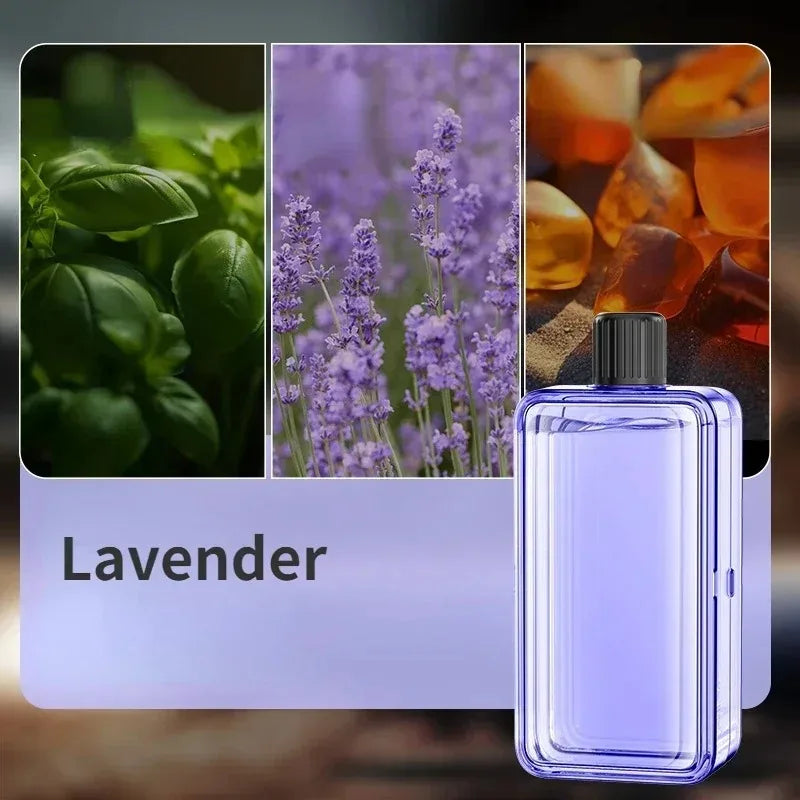 Car Humidifier Automatic Aromatherapy Diffuser Perfume Air Freshener with Display Jasmine Scent Essential Oil for Bathroom