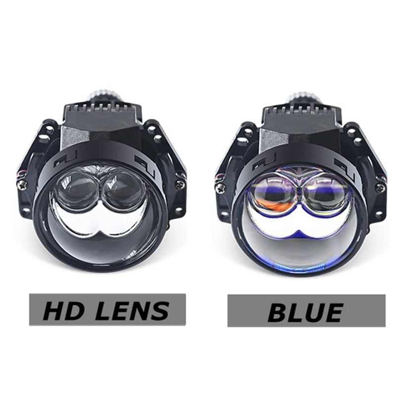 140W 3.0 Inch Dual Hyperboloid Bi LED Projector Lens 35000LM for Hella 3R H4 H7 9005/9006 Car Upgrade Accessories Retrofit