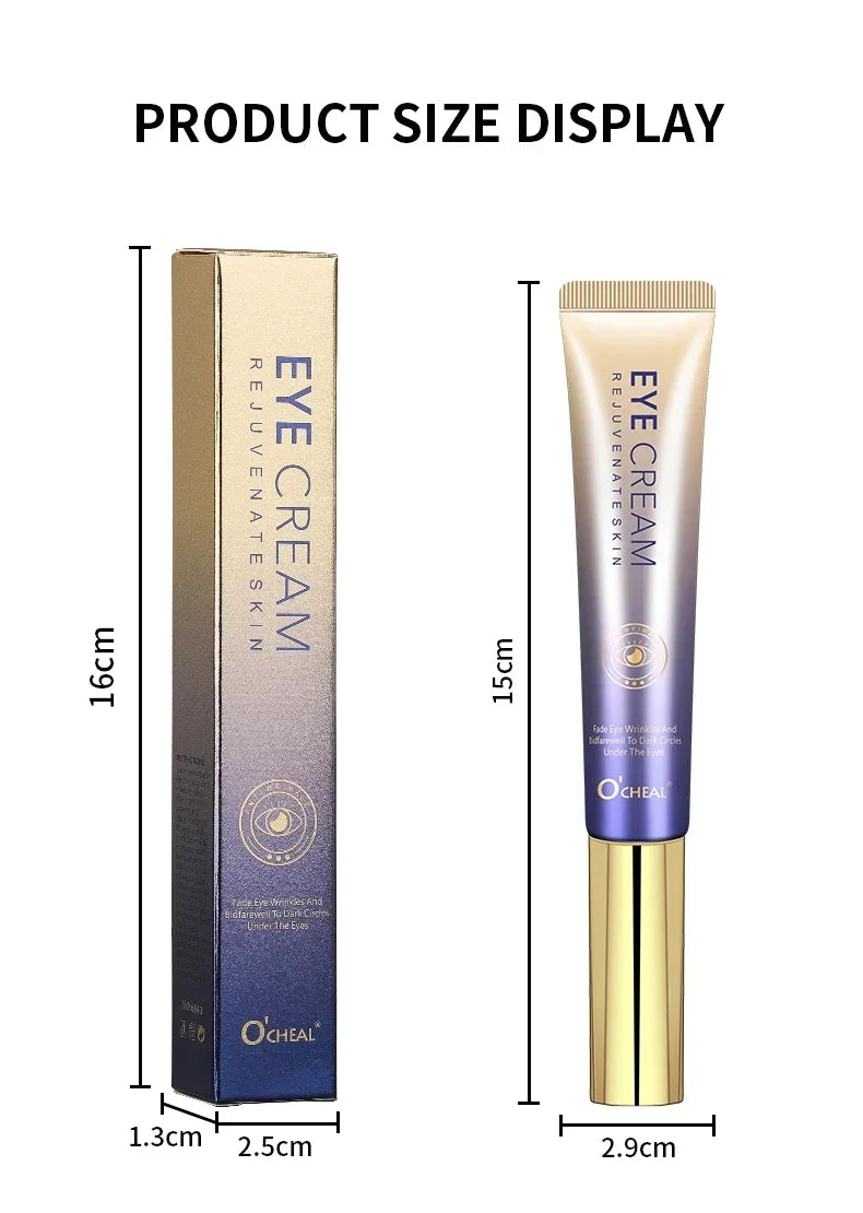 Instant Eye Bag Removal Cream Roller Ball Anti Wrinkle Fade Fine Lines Firming Skin Anti Dark Circle Puffiness Brighten Eye Care