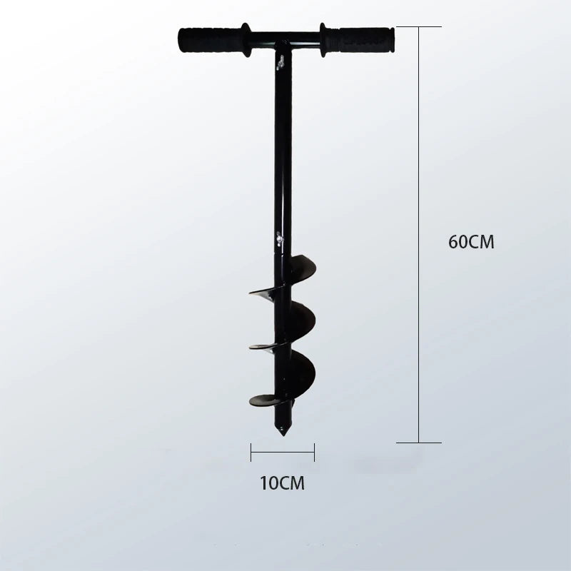Hand Garden Drill Bit Garden Seedlings Manual Soil Loosening Drill Twist Planting Bit Quick Pot Hole Digger Tools Quick Digger