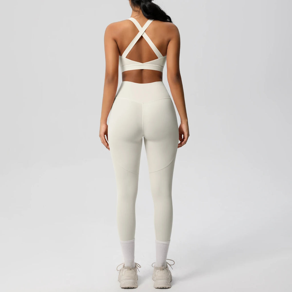 Yoga Suit Sports Set Womens Sportswear Sports Women's Yoga Bra Tummy Control Slimming Booty Leggings Women's Tracksuit