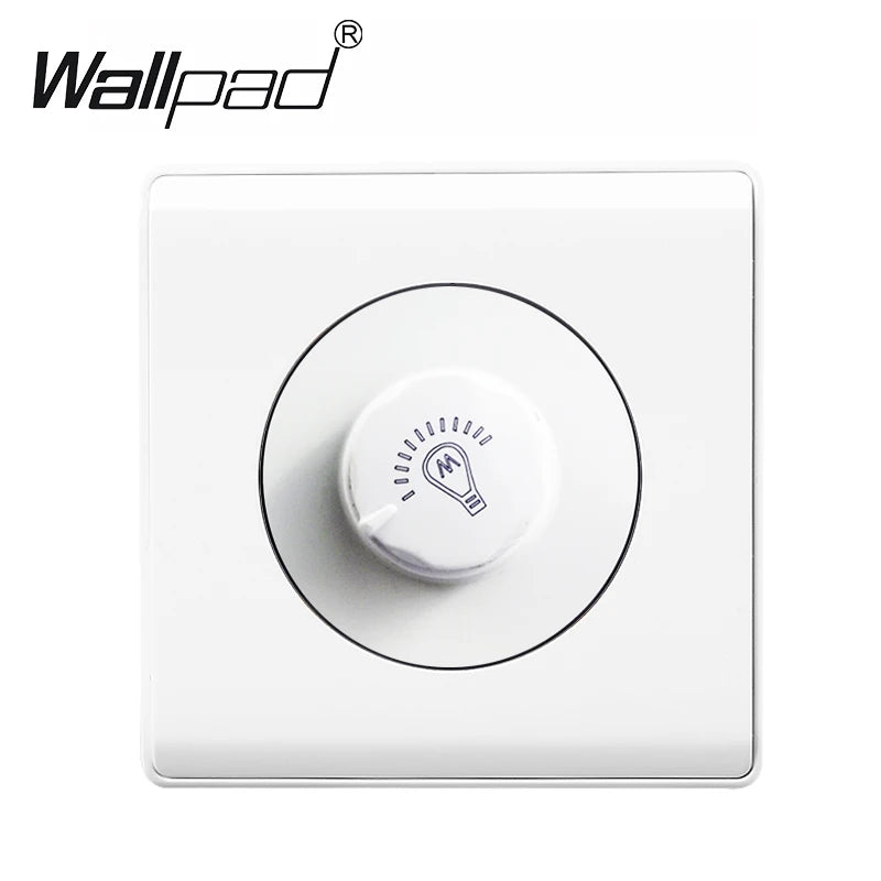 1 2 3 4 Gang Switch with LED Indicator White Plastic PC Panel On and Off Push Button Rocker 1 2 Way
