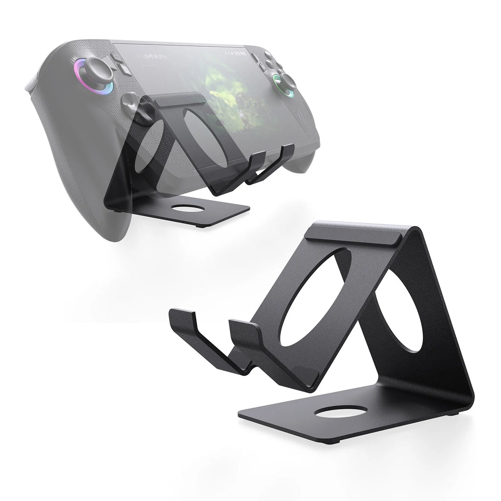 Desktop Stand Holder X155 for Game Console,Tablets Stand with Anti-Slip Silicone Pad Compatible with Steam Deck/ROG/Switch/Phone