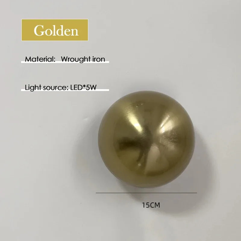 Medieval Bauhaus Chrome Wall Lamps Plated Semicircular Mushroom Lamp Danish Designer Living RoomBedroom Bedside Wall Lights