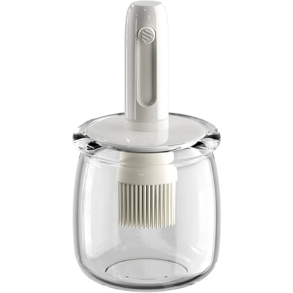 Cooking Oil Dispenser， Lightweight Vinegar Bottle Detachable Brush Cooking Tool Sauce Storage Holder Kitchen Gadgets For