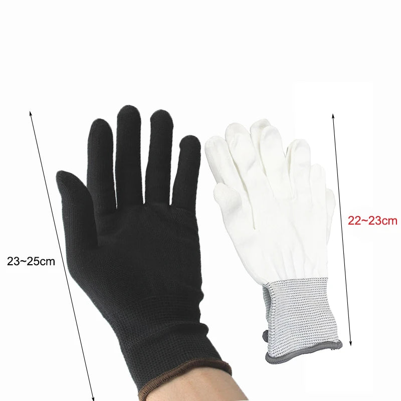 ALIWRAP 5/10Pairs Vinyl Car Wrap Gloves Window Tinting Film Application Protect Tool Nylon Anti-Static Wrapping Tint Work Gloves