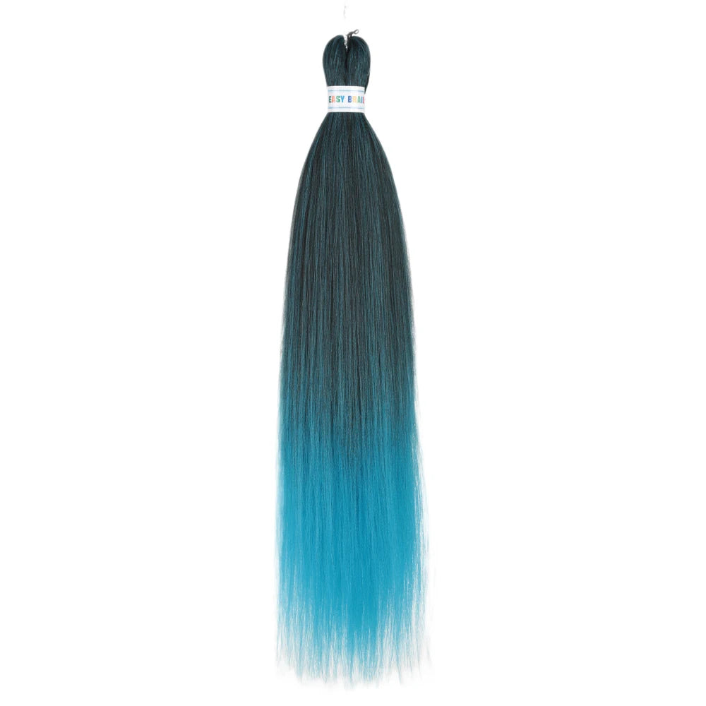 Ombre Kanekalon Braiding Hair Extensions Pre Stretched 26 Inch Synthetic Hair for Afro Jumbo Box Braids Natural Looking